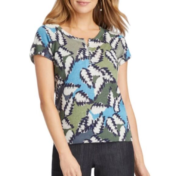 NIC+ZOE Petite Canopy Printed Tee Size PP - Picture 1 of 7